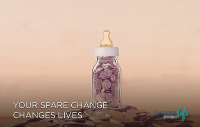 Your Spare Change Changes Lives